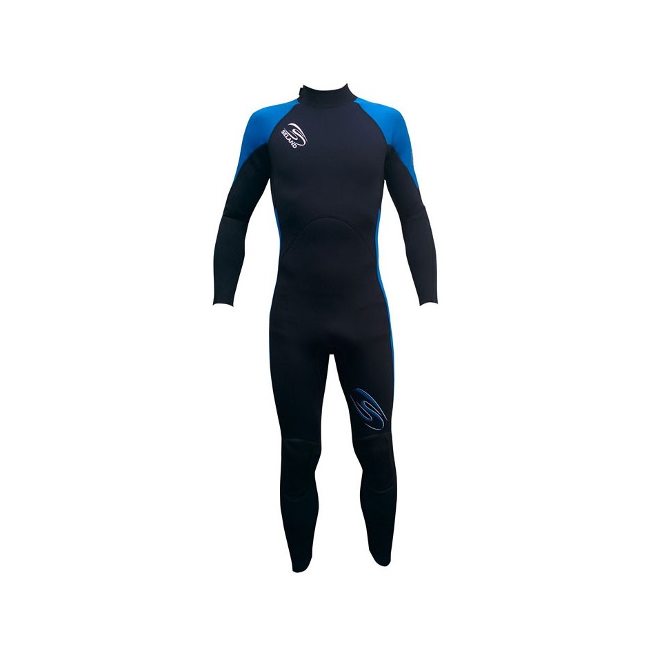 Traje de Neopreno largo hombre 3,2mm Somo Azul