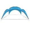 Carpa de fiesta arco azul claro 450x450x265 cm