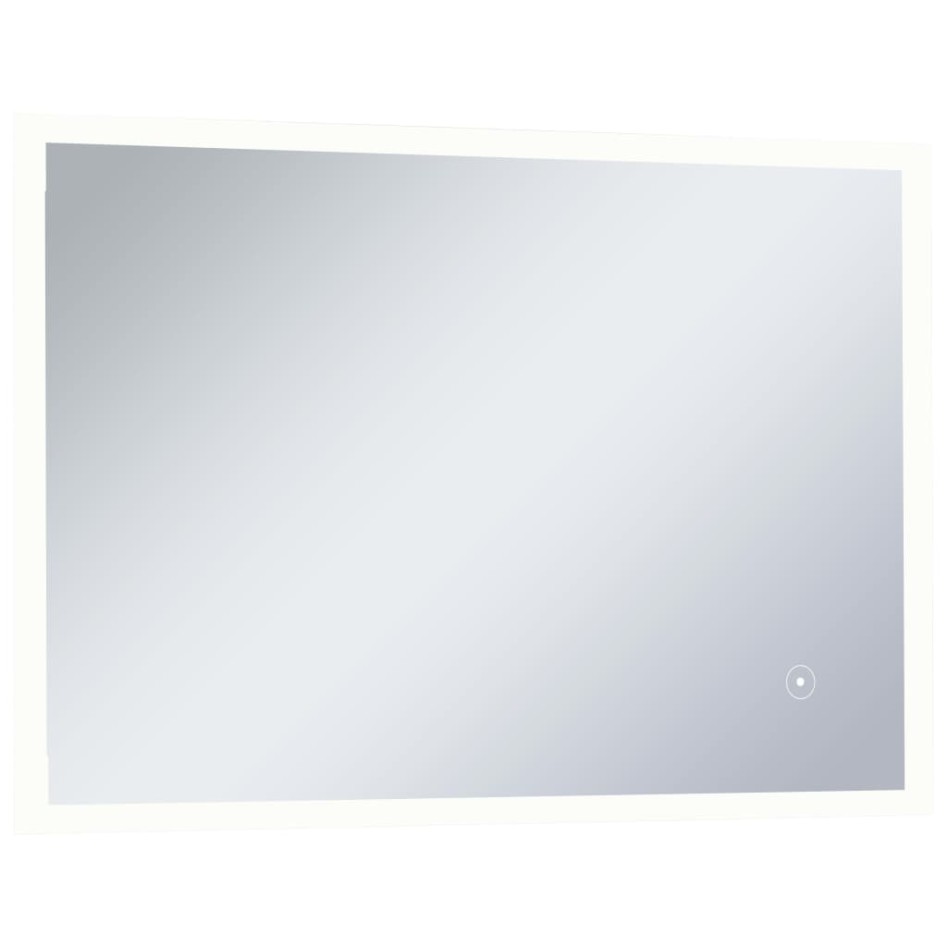 Espejo de pared de baño con LED y sensor táctil 100x60
