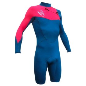 Traje de Neopreno corto hombre 2,5mm Zafiro Rojo