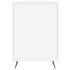 Escritorio madera contrachapada blanco brillante 140x50x75