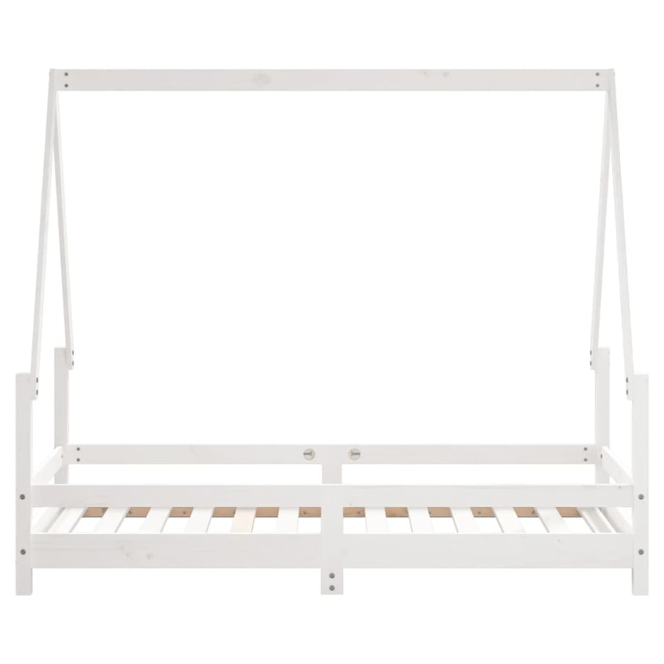 Estructura de cama para niños madera de pino blanco 80x160