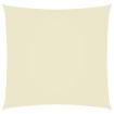 Toldo de vela cuadrado tela Oxford color crema 7x7 m