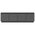 Mueble de TV madera maciza de pino gris 156x37x45