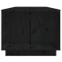 Mesa de centro de madera maciza de pino negro 110x50x40