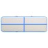 Esterilla inflable de gimnasia con bomba PVC azul 400x100x20
