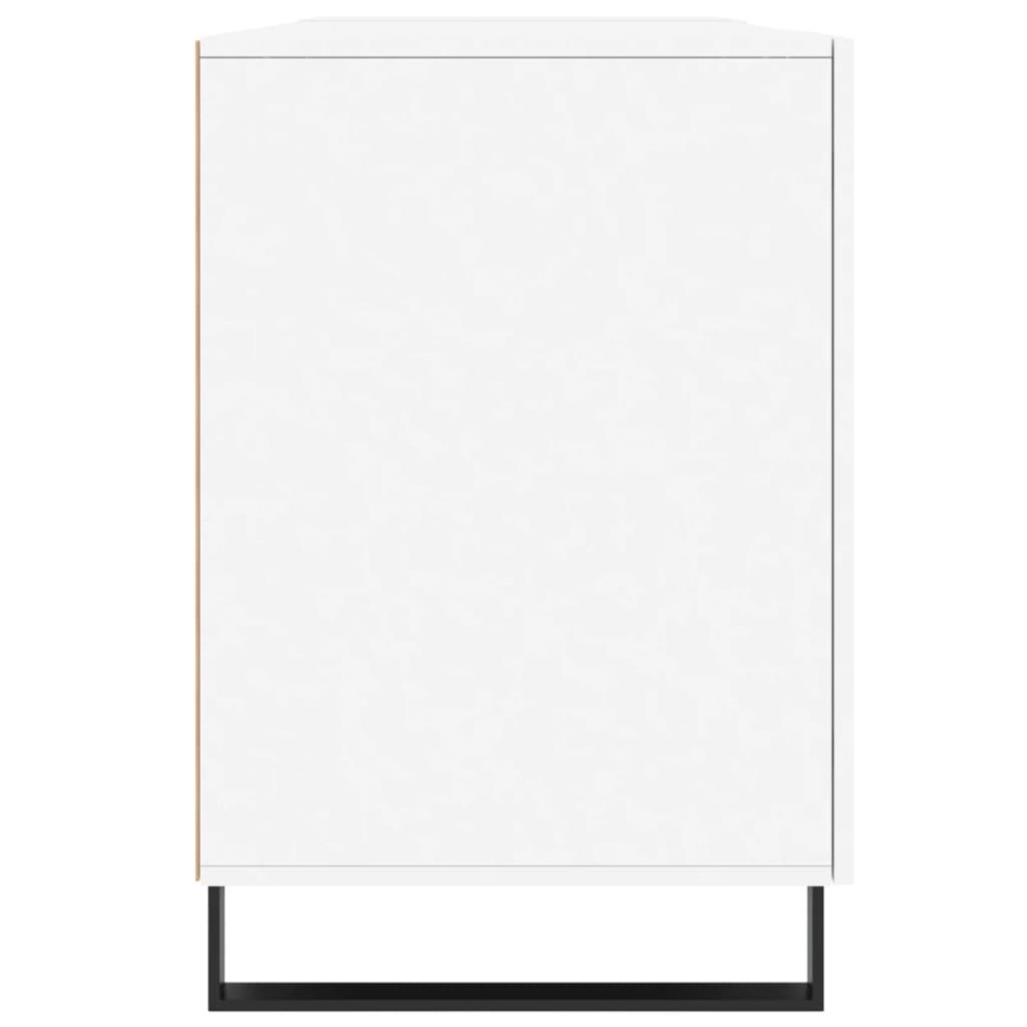 Escritorio madera de ingeniería blanco 140x50x75