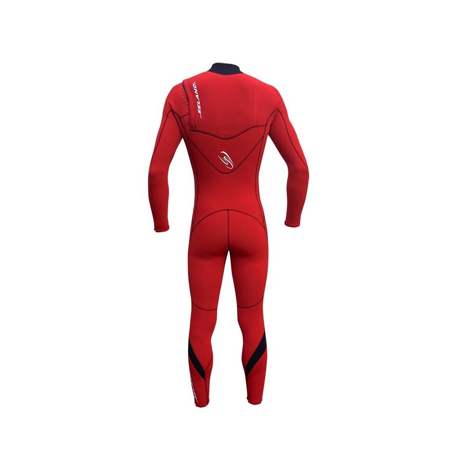 Traje de Neopreno largo hombre 4,3mm Noja Rojo