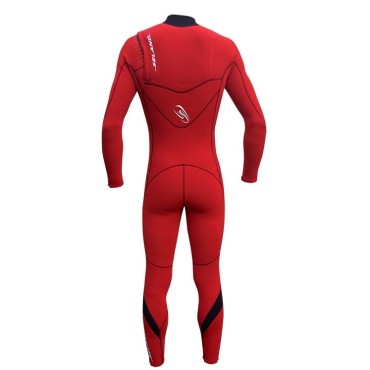 Traje de Neopreno largo hombre 4/3mm Noa Rojo