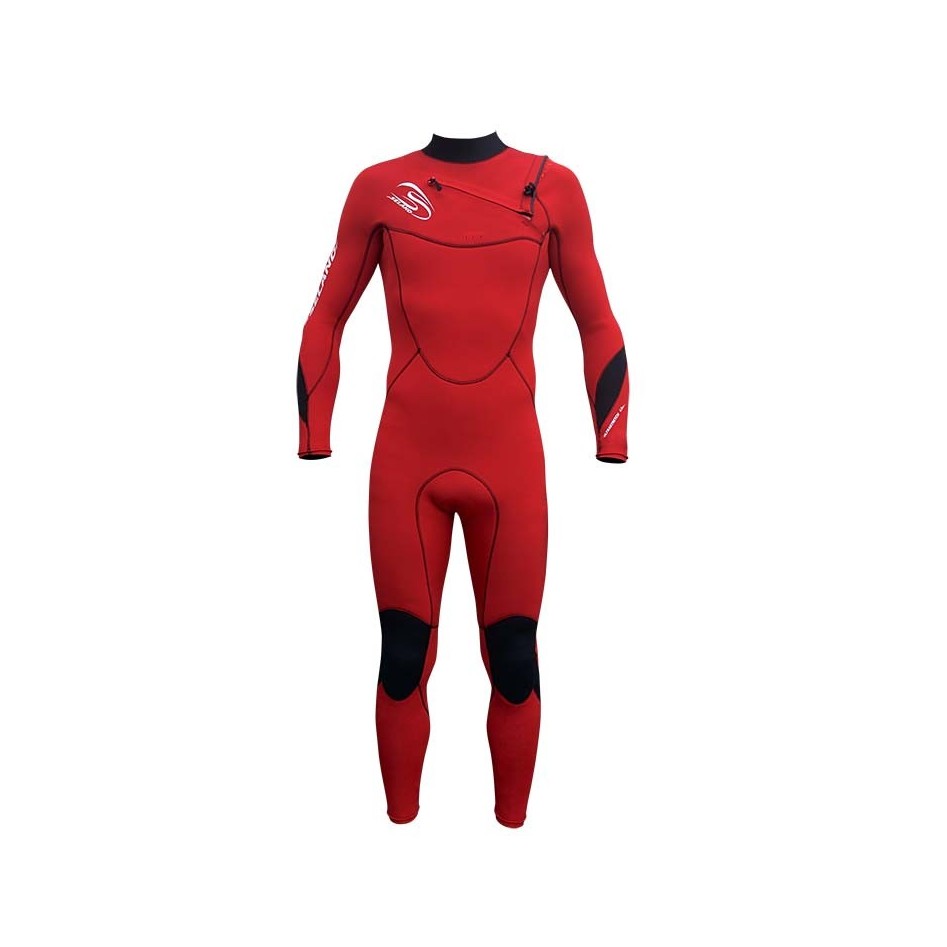 Traje de Neopreno largo hombre 4,3mm Noja Rojo