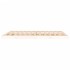 Estructura de cama madera maciza de pino blanco 150x200