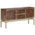 Aparador de madera maciza de mango 120x29x60