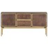 Aparador de madera maciza de mango 120x29x60