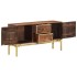 Aparador de madera maciza de mango 120x29x60