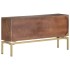 Aparador de madera maciza de mango 120x29x60