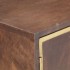 Aparador de madera maciza de mango 120x29x60