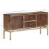 Aparador de madera maciza de mango 120x29x60
