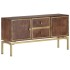 Aparador de madera maciza de mango 120x29x60
