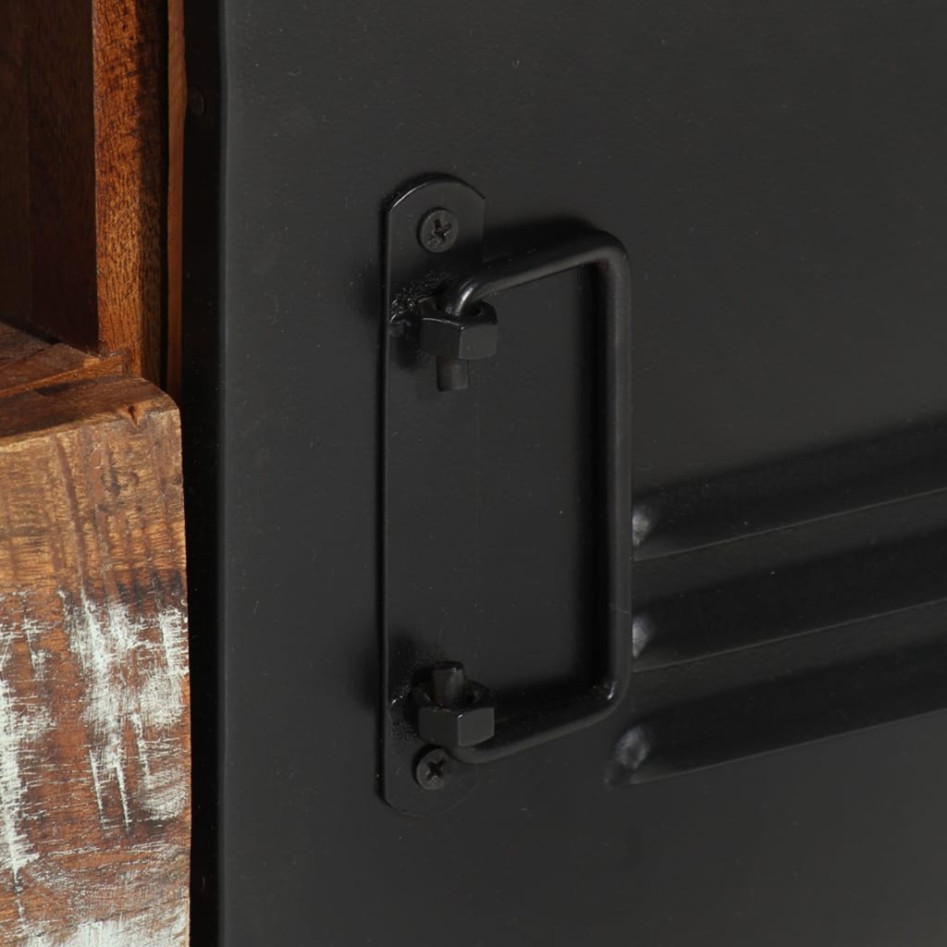 Mueble de TV madera maciza reciclada 120x30x40