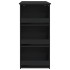 Mesa bar estante almacenaje contrachapada negro 102x50x103,5