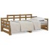 Sofá cama extraíble madera maciza pino marrón miel