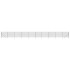 Cerca de alambre de acero galvanizado gris antracita 1,8x25