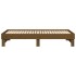 Sofá cama extraíble madera maciza pino marrón miel