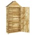 Cobertizo de herramientas madera pino impregnada 107x37x220