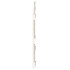 Cabecero de cama de pared madera maciza pino blanco 166x3x60