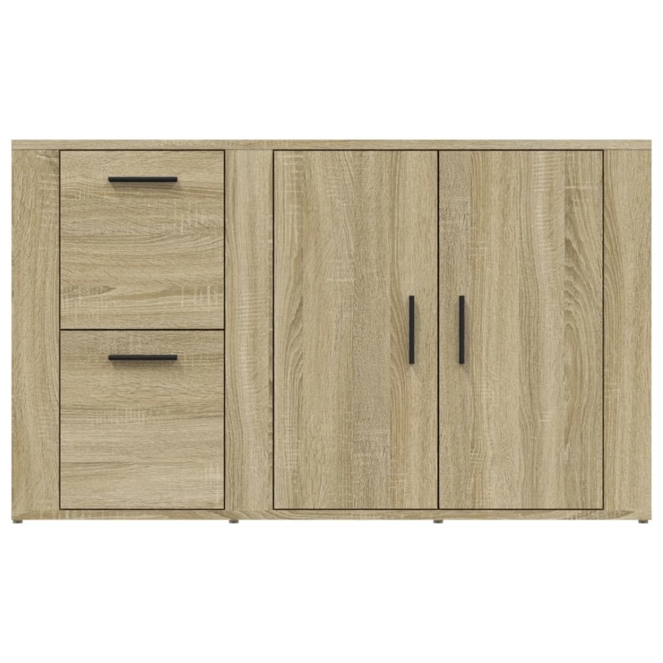 Aparador madera contrachapada roble Sonoma 100x33x59,5