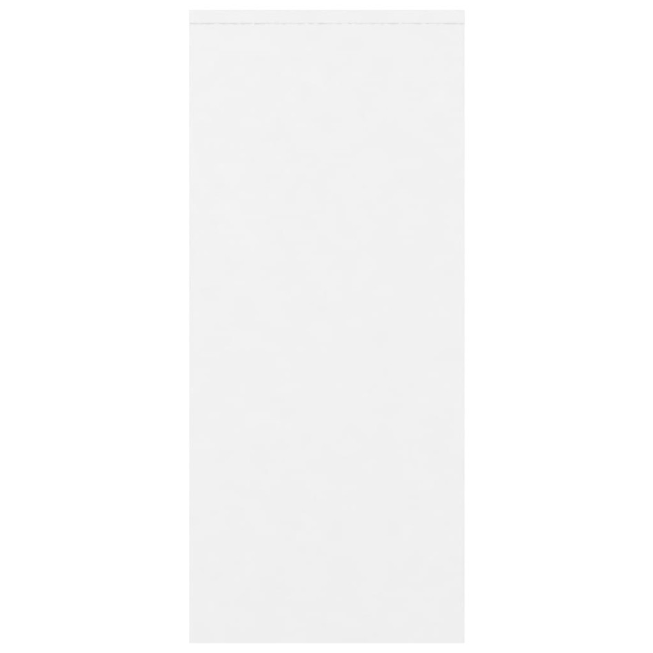 Aparador de madera contrachapada blanco 102x33x75