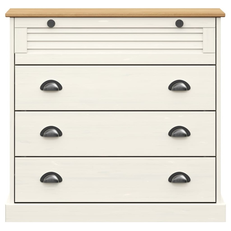 Cómoda VIGO madera maciza pino blanco 80x40x76