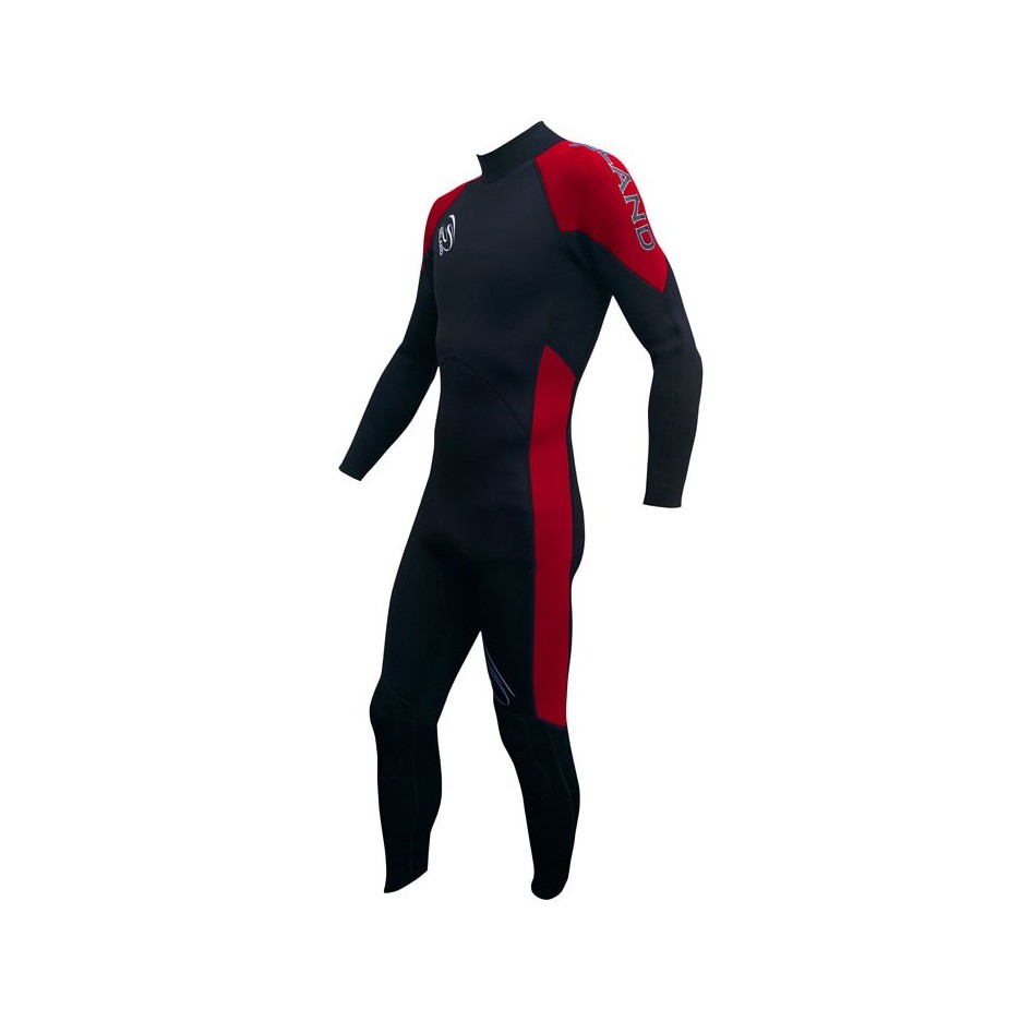 Traje de Neopreno largo hombre 3,2mm Somo Rojo