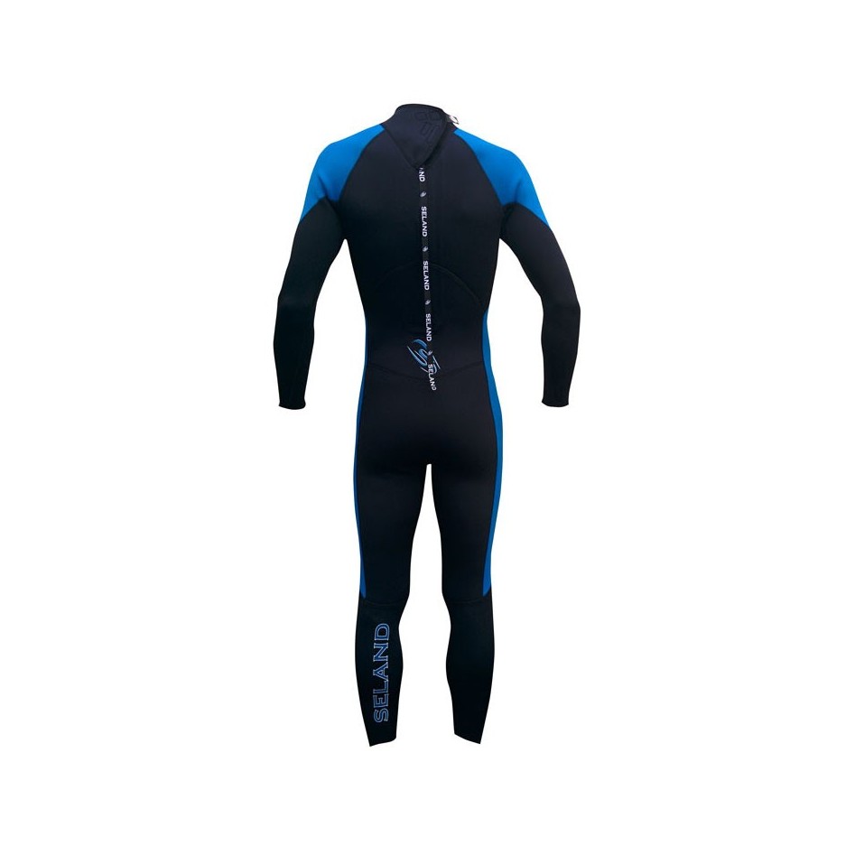 Traje de Neopreno largo hombre 3,2mm Somo Azul