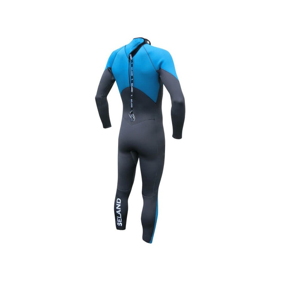 Traje de Neopreno largo hombre 4,3mm Gros Azul