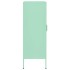 Armario de almacenamiento acero verde mint 80x35x101,5