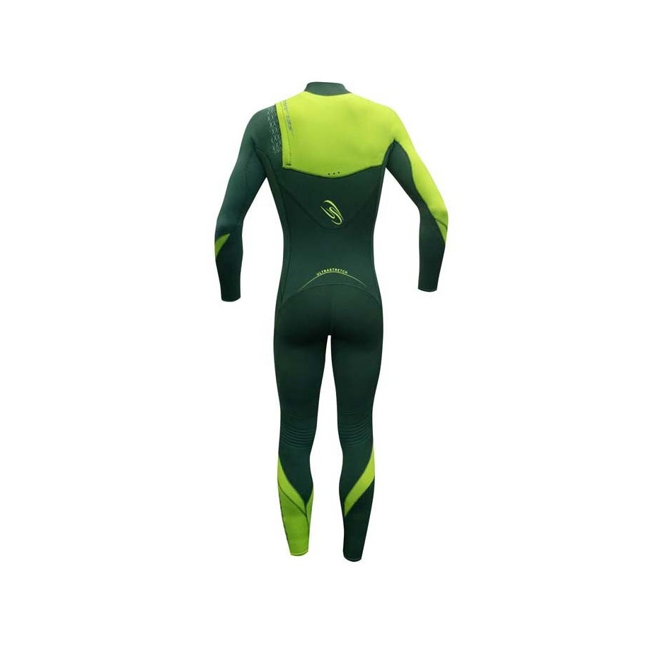 Traje de Neopreno largo niño 3/2mm Navas Green