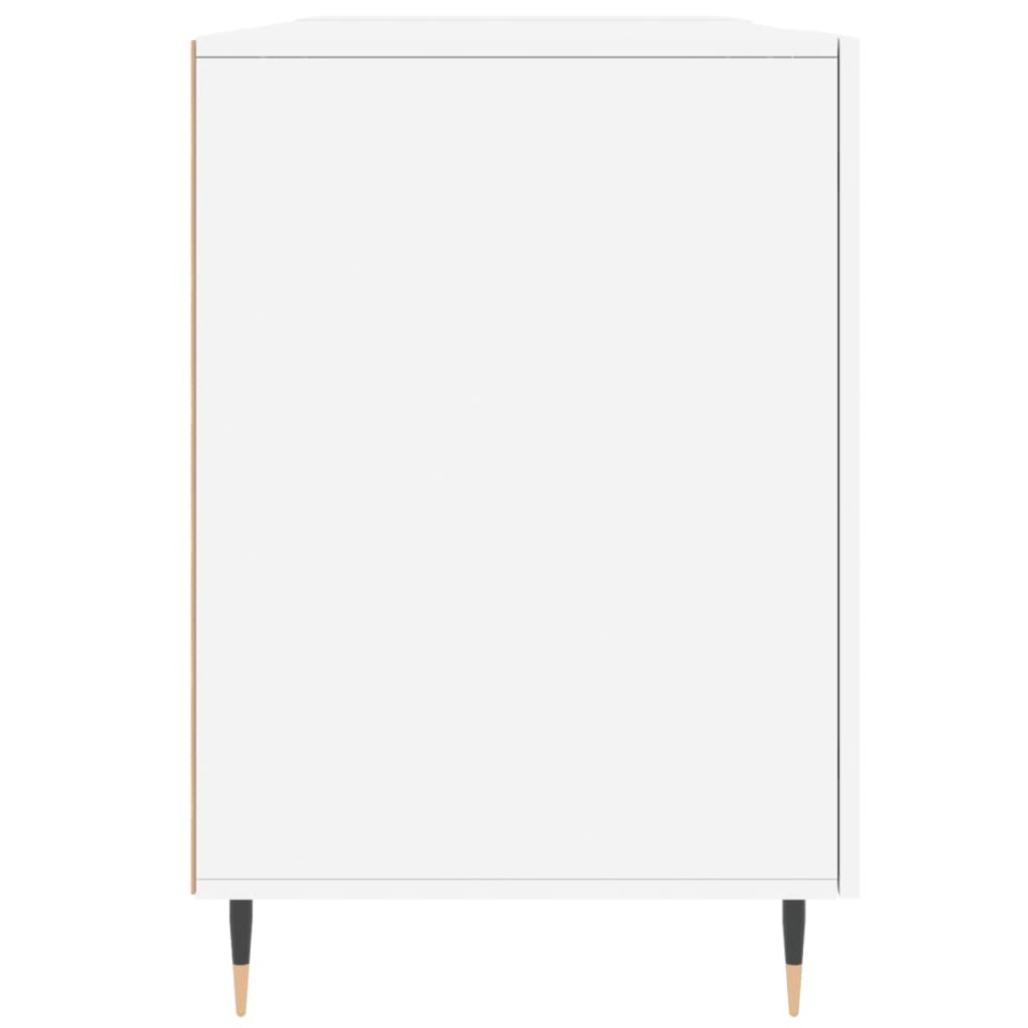 Escritorio madera de ingeniería blanco 140x50x75