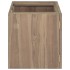 Armario de baño de pared madera maciza de teca 90x39x40