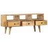 Mueble para TV de madera maciza de mango 110x36x50