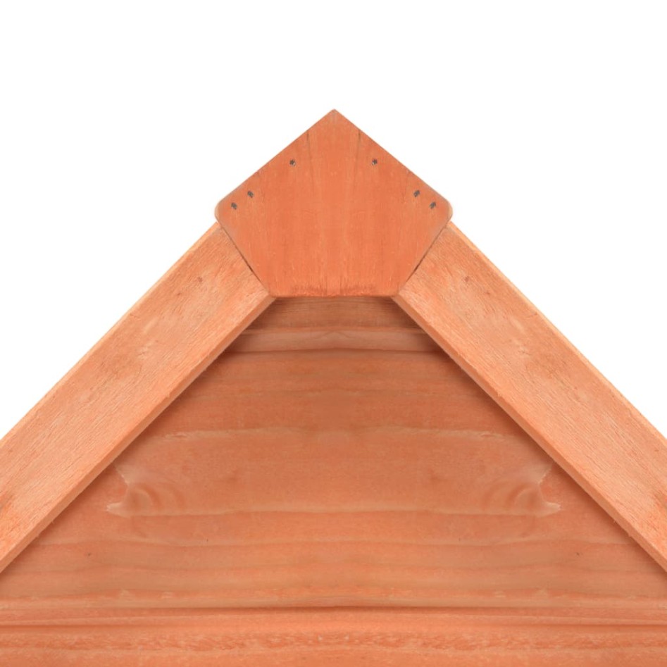 Caseta de almacenamiento de jardín de madera 71x60x213