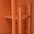 Caseta de almacenamiento de jardín de madera 71x60x213