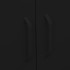 Armario de almacenamiento acero negro 80x35x101,5