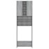 Armario de lavadora gris Sonoma 64x25,5x190