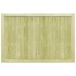 Puertas de valla madera 2 uds de pino impregnada 300x100