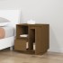 Mesitas noche 2 uds madera maciza pino marrón miel 50x34x50