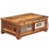 Mesa de centro vintage con almacenaje madera