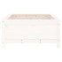 Jardinera madera maciza de pino blanco 82,5x82,5x39