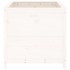 Jardinera madera maciza de pino blanco 82,5x82,5x78