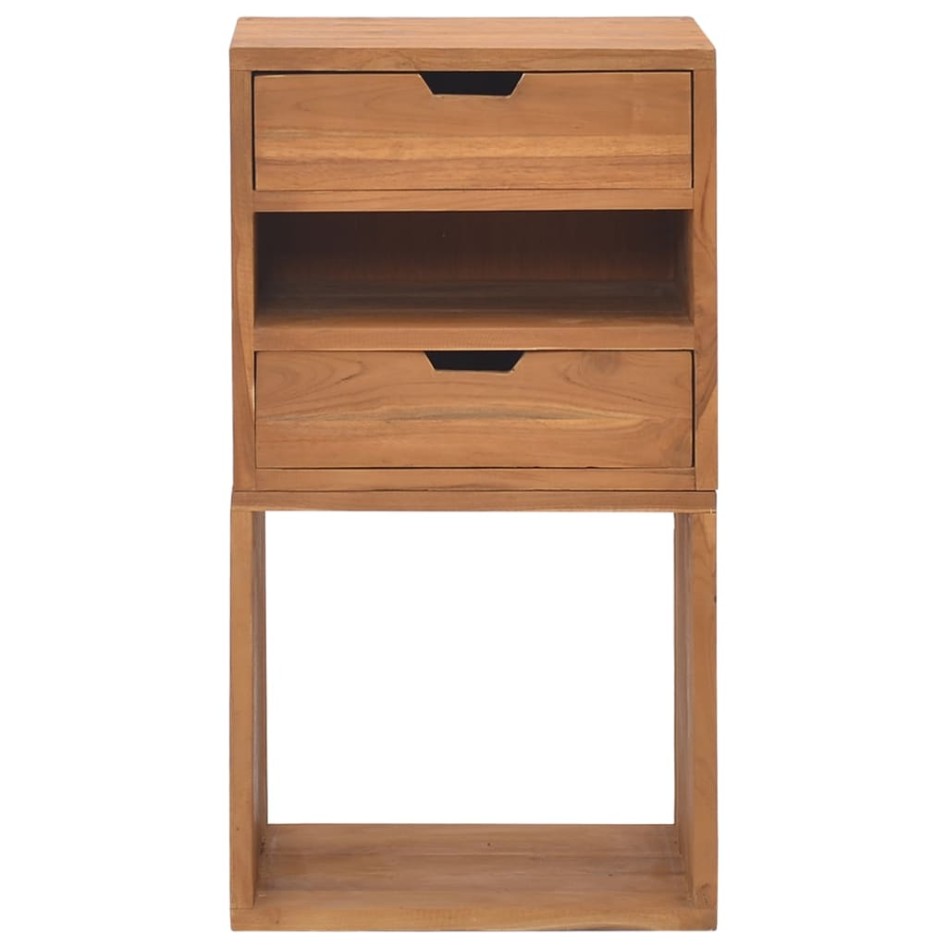 Mueble de almacenaje madera maciza de teca 40x30x76